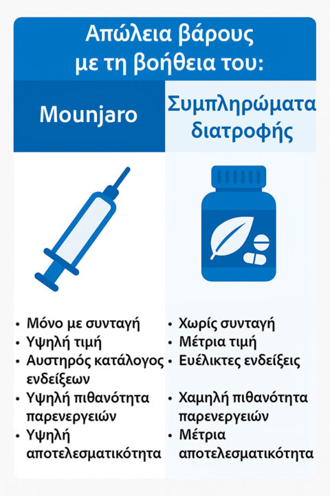 Mounjaro χωρίς συνταγή